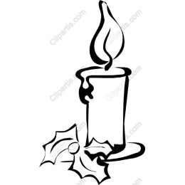 Elegant Holiday Candle