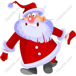 Joyful Santa Claus