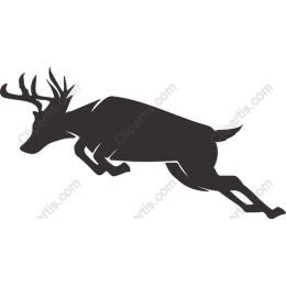 Leaping Deer