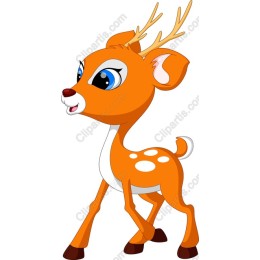 Playful Orange Deer