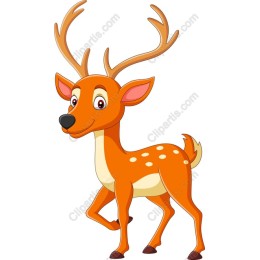 Playful Orange Deer