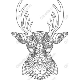 Mandala Deer