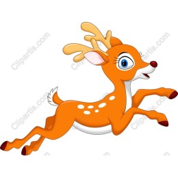 Playful Orange Deer