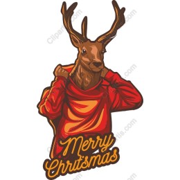 Merry Christmas Deer