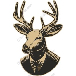 Stylish Deer in Suit