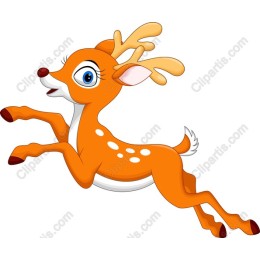 Playful Orange Deer