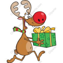 Festive Reindeer Gift