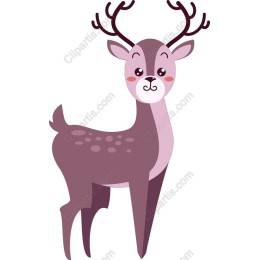 Cute Cartoon Deer