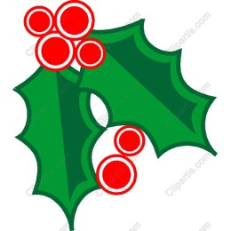 Vibrant Holly Leaves and Berries