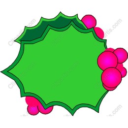 Festive Holly Decorative Frame