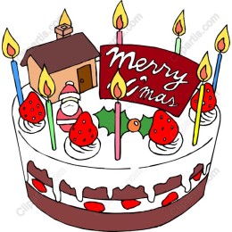 Festive Christmas Cake Grateful