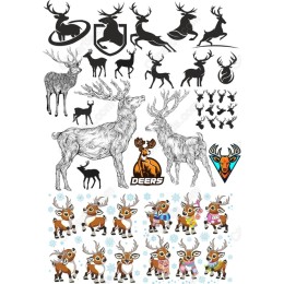 Exclusive Deer Collection: Cliparts