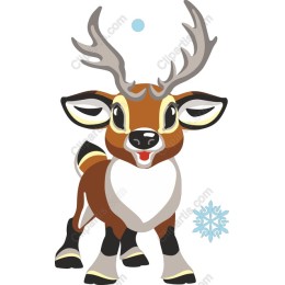 Cheerful Festive Reindeer