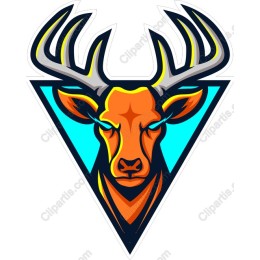 Stylized Deer Head
