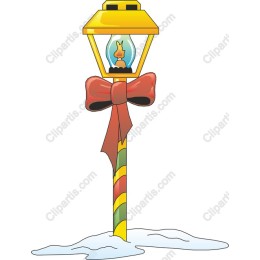 Festive Street Lamp