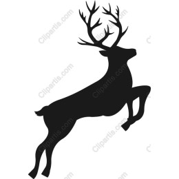Majestic Leaping Stag