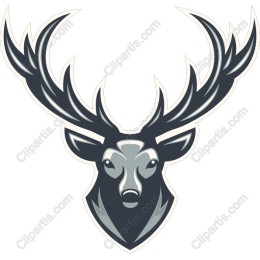 Stylized Deer Head