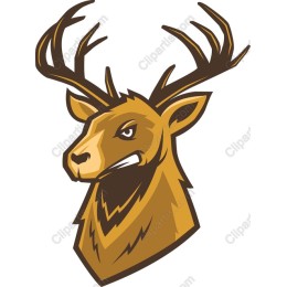 Bold Stag Head