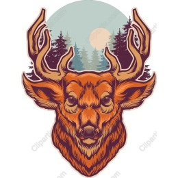 Majestic Deer Head