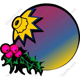 Vibrant Holiday Ornament