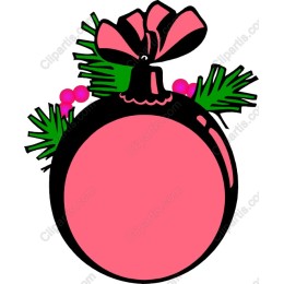 Festive Pink Ornament