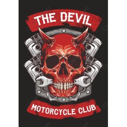 The Devil Motorcycle Club Skull