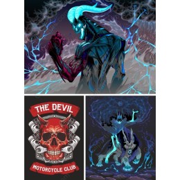 Devil Motorcycle Club Set