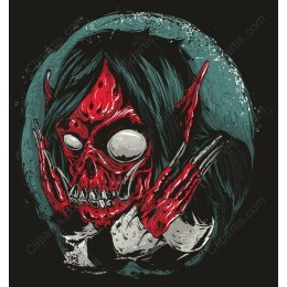 Gothic Horror Skull