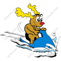 Joyful Cartoon Jet Ski Adventure