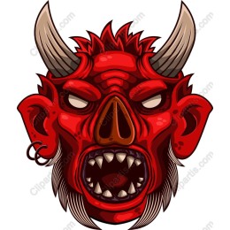 Red Demon Mask