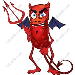 Playful Devil Character