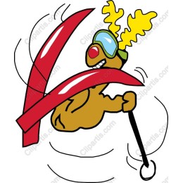 Skiing Reindeer
