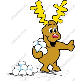 Playful Reindeer