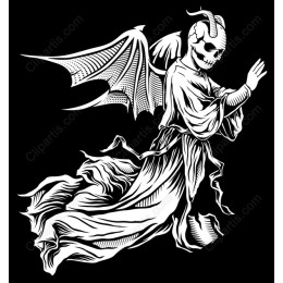 Demonic Angel in Flight