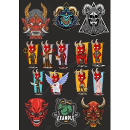 Devilish Charm: Bundle of Edgy Characters