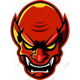 Fiery Demon Head