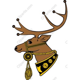 Regal Deer Head
