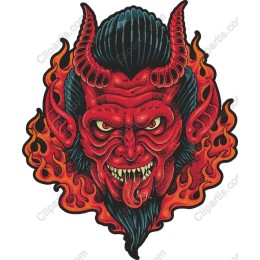 Fierce Devil Head