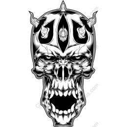 Devilish Crown Skull
