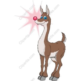 Whimsical Cartoon Reindeer