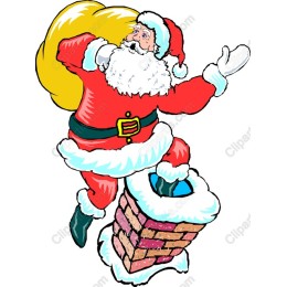Cheerful Santa Claus