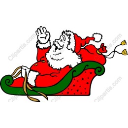 Jolly Santa Claus Sleighs