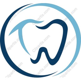 Modern Tooth Icon Dental Logo
