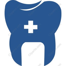 Dental Tooth with Medical Cross
