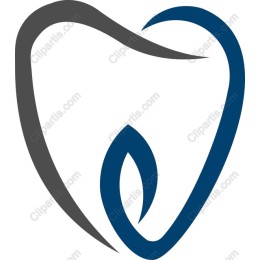 Stylized Tooth and Leaf