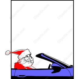 Santa Claus Christmas Convertible