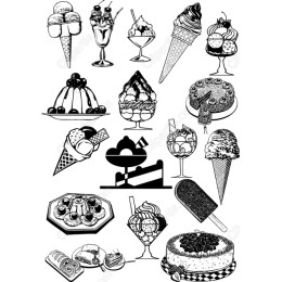 Ice Cream and Dessert Set