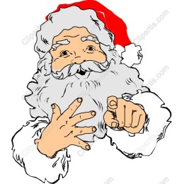 Cheerful Santa Claus