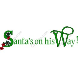Santa's on His Way! Festive Holiday