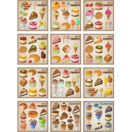 Set of Sweets - Dessert Clipart Bundle